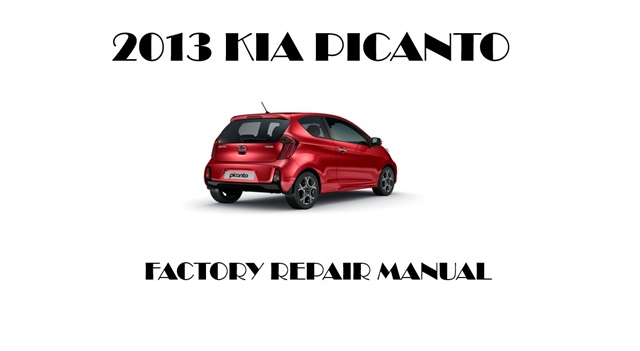 2013 Kia Picanto repair manual