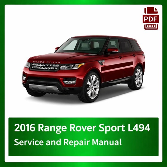 2016 Range Rover Sport L494 repair manual