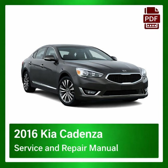 2016 Kia Cadenza repair manual