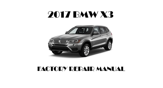 2017 BMW X3 repair manual
