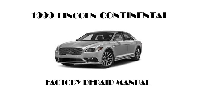 1999 Lincoln Continental repair manual