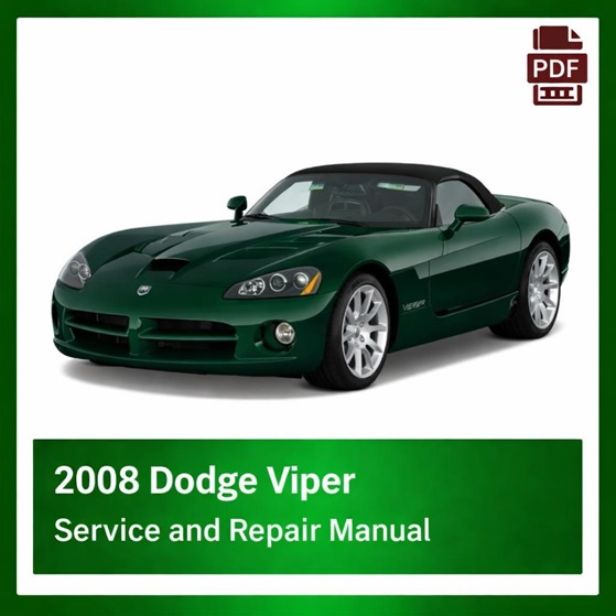2008 Dodge Viper repair manual