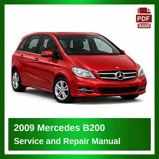 2009 Mercedes B200 repair manual