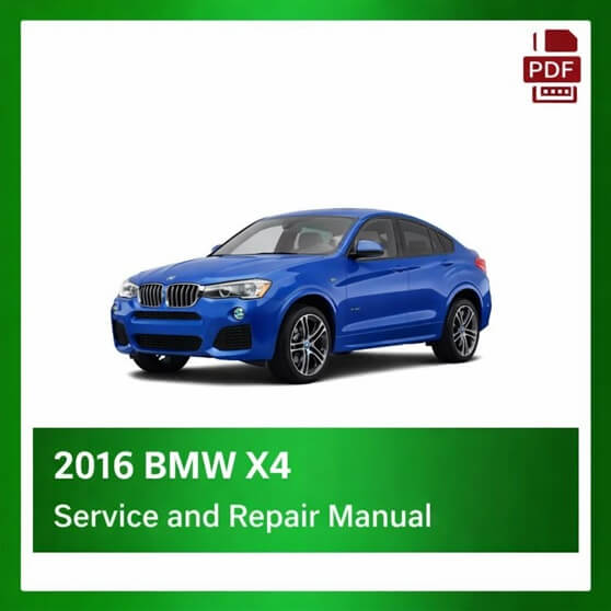 2016 BMW X4 repair manual