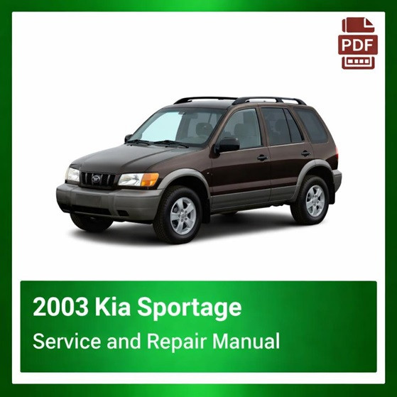 2003 Kia Sportage repair manual