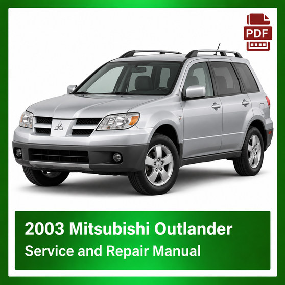 2003 Mitsubishi Outlander repair manual