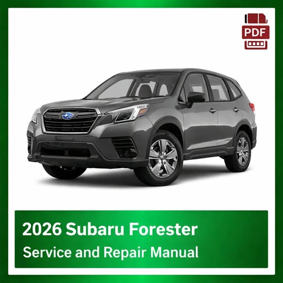 2026 Subaru Forester Factory Repair Manual