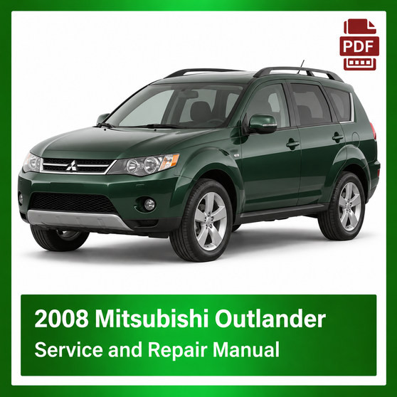 2008 Mitsubishi Outlander repair manual