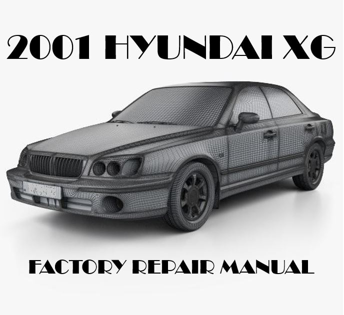 2001 Hyundai XG repair manual