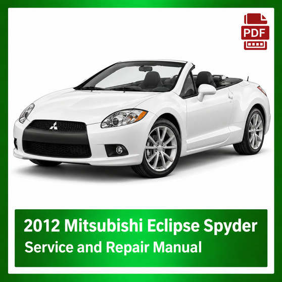 2012 Mitsubishi Eclipse Spyder repair manual