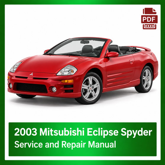2003 Mitsubishi Eclipse Spyder repair manual