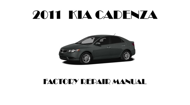 2011 Kia Cadenza repair manual