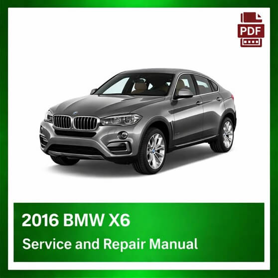 2016 BMW X6 repair manual