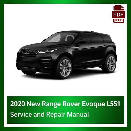 2020 New Range Rover Evoque L551 repair manual
