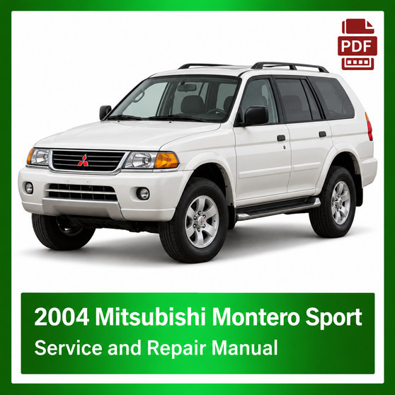 2004 Mitsubishi Montero Sport repair manual