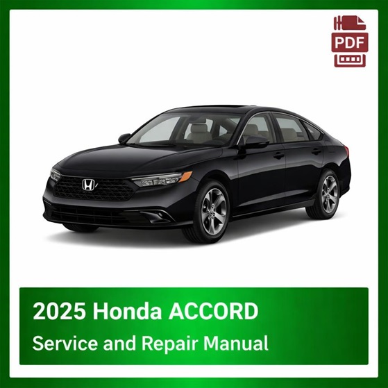 2025 Honda Accord repair manual