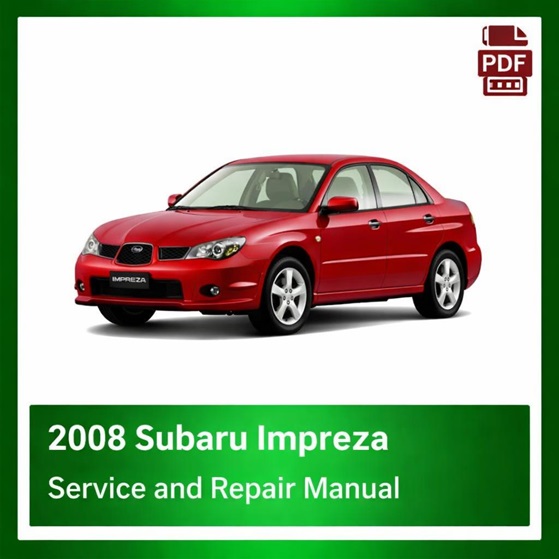2008 Subaru Impreza repair manual