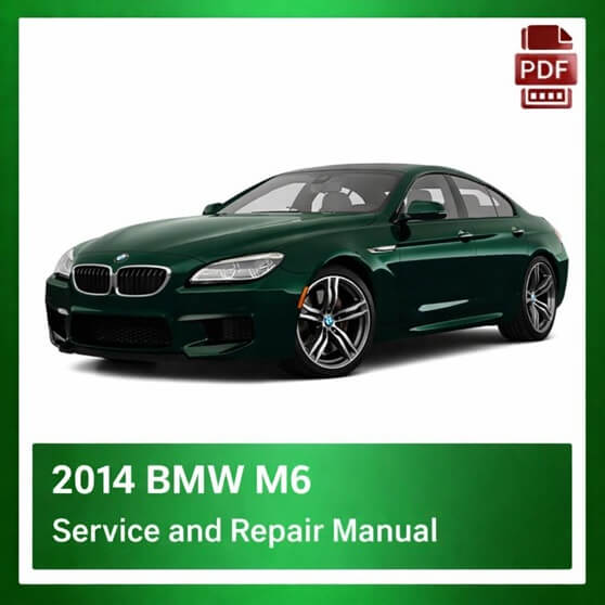 2014 BMW M6 repair manual