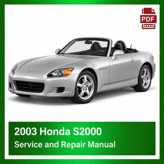 2003 Honda S2000 repair manual