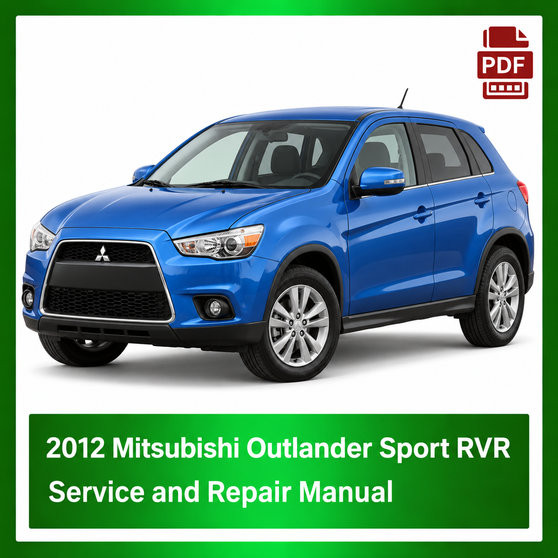 2012 Mitsubishi Outlander Sport RVR repair manual