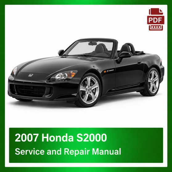 2007 Honda S2000 repair manual