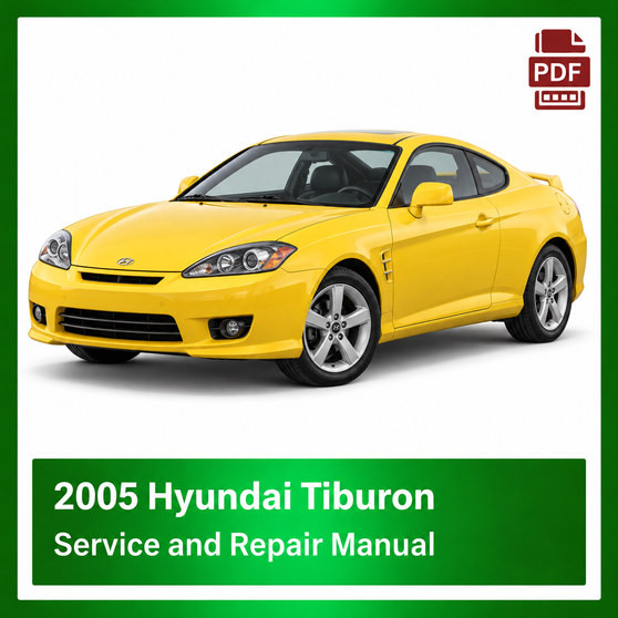 2005 Hyundai Tiburon repair manual