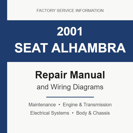 2001 Seat Alhambra repair manual