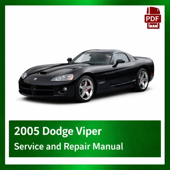 2005 Dodge Viper repair manual