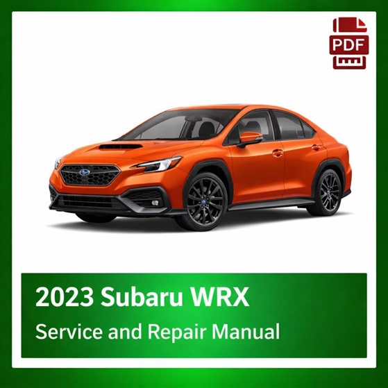 2023 Subaru WRX repair manual
