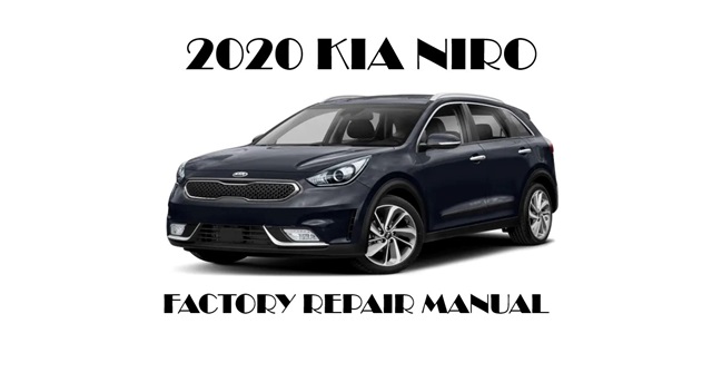 2020 Kia Niro repair manual